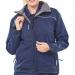 Ladies Soft Shell Jacket Navy Blue Xs