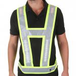 Light-Vest Harness With Red Lights Shoulder And Back Saturn Yellow  LVH009