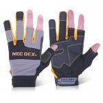 Mec Dex Work Passion Tool Mechanics Glove Grey / Gold M