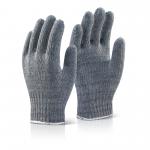 Beeswift Mixed Fibre Gloves Grey  (Box of 240) MFGNGY