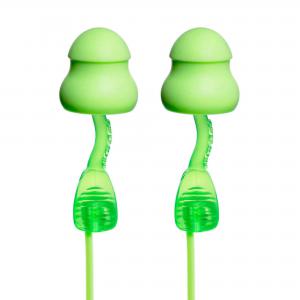 Moldex 6441 Twisters Corded Earplugs Foam Pod Green