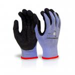 Beeswift Multi-Purpose Latex Palm Coated Gloves Black L MP1BLL