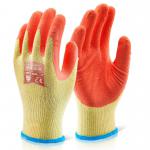 Beeswift Multi-Purpose Latex Palm Coated Gloves Orange L MP1ORL