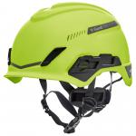 MSA V-Gard H1 Tri-Vented Helmet Lime Green 