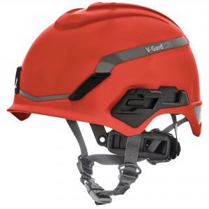 Image of MSA V-Gard H1 Non Vented Helmet Red