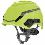 MSA V-Gard H1 Non Vented Helmet Lime Green 