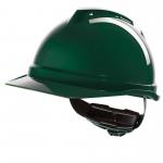 MSA V-Gard 500 Vented Safety Helmet Green 