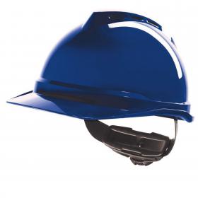 MSA V-Gard 500 Vented Safety Helmet Blue 