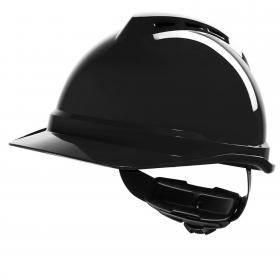 MSA V-Gard 500 Vented Safety Helmet Black 