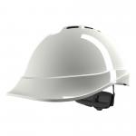 MSA V-Gard 200 Vented Fas-Trac Safety Helmet White 