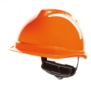 MSA V-Gard 520 Peakless Safety Helmet Orange