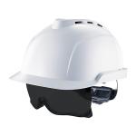 MSA V-GARD 930 VENTED HELMET WHITE C/W INTEGRATED SPECTACLE TINTED MSAGVC1AWT