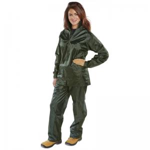 Beeswift Nylon b-dri suit olive XL NBDSOXL