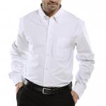 Beeswift Oxford Shirt Long Sleeve White 15 OXSLSW15