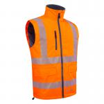 Mens Bodywarmer Fluorescent Orange 3XL PBW65OR3XL