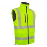 Mens Bodywarmer Fluorescent Yellow XXL PBW65SYXXL