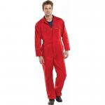 Beeswift Heavy Weight Boilersuit Red 34 PCBSHWRE34
