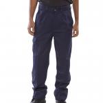 Beeswift Heavyweight Drivers Trousers Navy Blue 26 PCT9N26