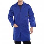 Beeswift Poly Cotton Warehouse Coat Royal Blue 34 PCWCR34