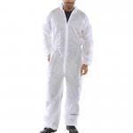 Beeswift Polyprop Boilersuit White 2XL PP45BSWXXL