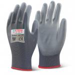Beeswift Pu Coated Gloves Grey XL PUGGYXL