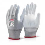 Beeswift Pu Coated Gloves White S PUGWS
