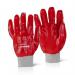 Pvc FCoated KWrist Red Sz 8 PVCFCKWR8