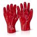 Pvc Gauntlet Red 11” PVCR11