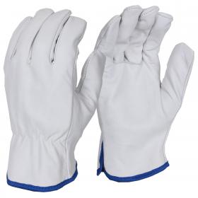 Beeswift Soft Grain Leather Unlined Drivers Glove Pearl (Box of 10) QUDGPHNXL