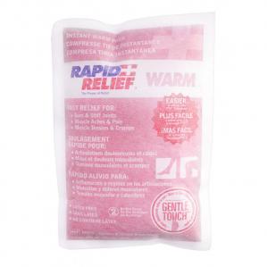 Rapid Aid Instant Warm Pack C W Gentle Touch Technology Large 5X 9