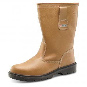 Beeswift Rigger Boot Lined Tan 12 RBLS12