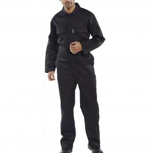 Beeswift Regular Boilersuit Black 40 Chest Measurement RPCBSBL40