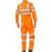 Rail Spec Coveralls With Reflective Tape Size 52 Tall Orange