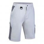 Flex Workwear Shorts White Grey 28 SFSHWHGY28