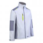 Flex Softshell Jacket Two-Tone White Grey M SFSJWHGYM