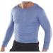 Long Sleeve Thermal Vest Blue L