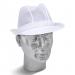 Trilby Hat White L