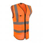 Beeswift Womens Hi-Vis Exec Waistcoat Orange M (10) WEWCORM