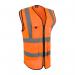Beeswift Womens Hi-Vis Exec Waistcoat Orange XS (06) WEWCORXS