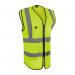 Beeswift Womens Hi-Vis Exec Waistcoat Yellow XS (06) WEWCSYXS