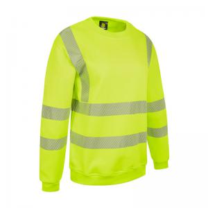 Beeswift Womens sweatshirt fluorescent yellow 4XL 20 WSSENSY4XL