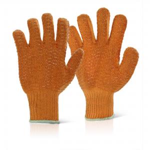 Image of Beeswift Criss Cross Gloves Orange XL Box of 10 XXN