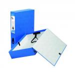 Initiative Lockspring Box File A4/Foolscap 70mm Capacity Blue