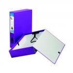 Initiative Lockspring Box File A4/Foolscap 70mm Capacity Purple