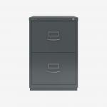 Bisley F-Series Filer Anthracite Grey 2 Drawer