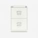 Bisley F-Series Filer Chalk 2 Drawer