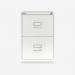 Bisley F-Series Filer Traffic White 2 Drawer