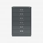 Bisley F-Series Filer Anthracite Grey 6 Drawer