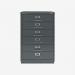 Bisley F-Series Filer Anthracite Grey 6 Drawer