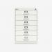 Bisley F-Series Filer Chalk 6 Drawer